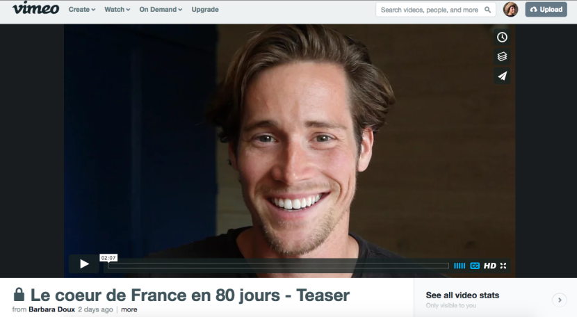 The Heart of France in 80 days teaser
